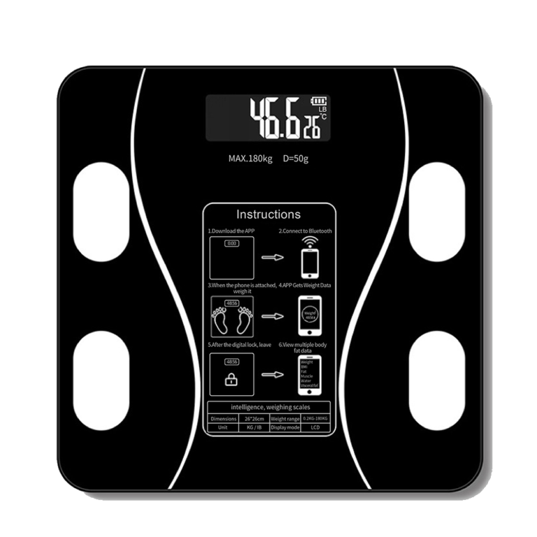 kipimo cha uzito-mizani-Weigh balance_Black