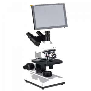 Trinocular Microscope with 7 inch screen_Transparent - AFYATech